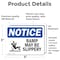Signmission 3.5 in Height, 5 in Width, Vinyl Decal, Rectangle OS-2PACK-NS-D-35-L-17982 - alternate 5